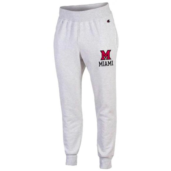 MIAMI UNIVERSITY Champion Reverse Weave Fleece Jogger - Picture 1 of 9
